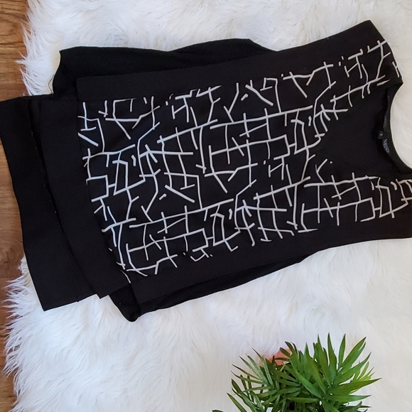 Ness black & white classic top - Picture 3 of 4